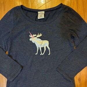 y2k abercrombie unicorn moose top